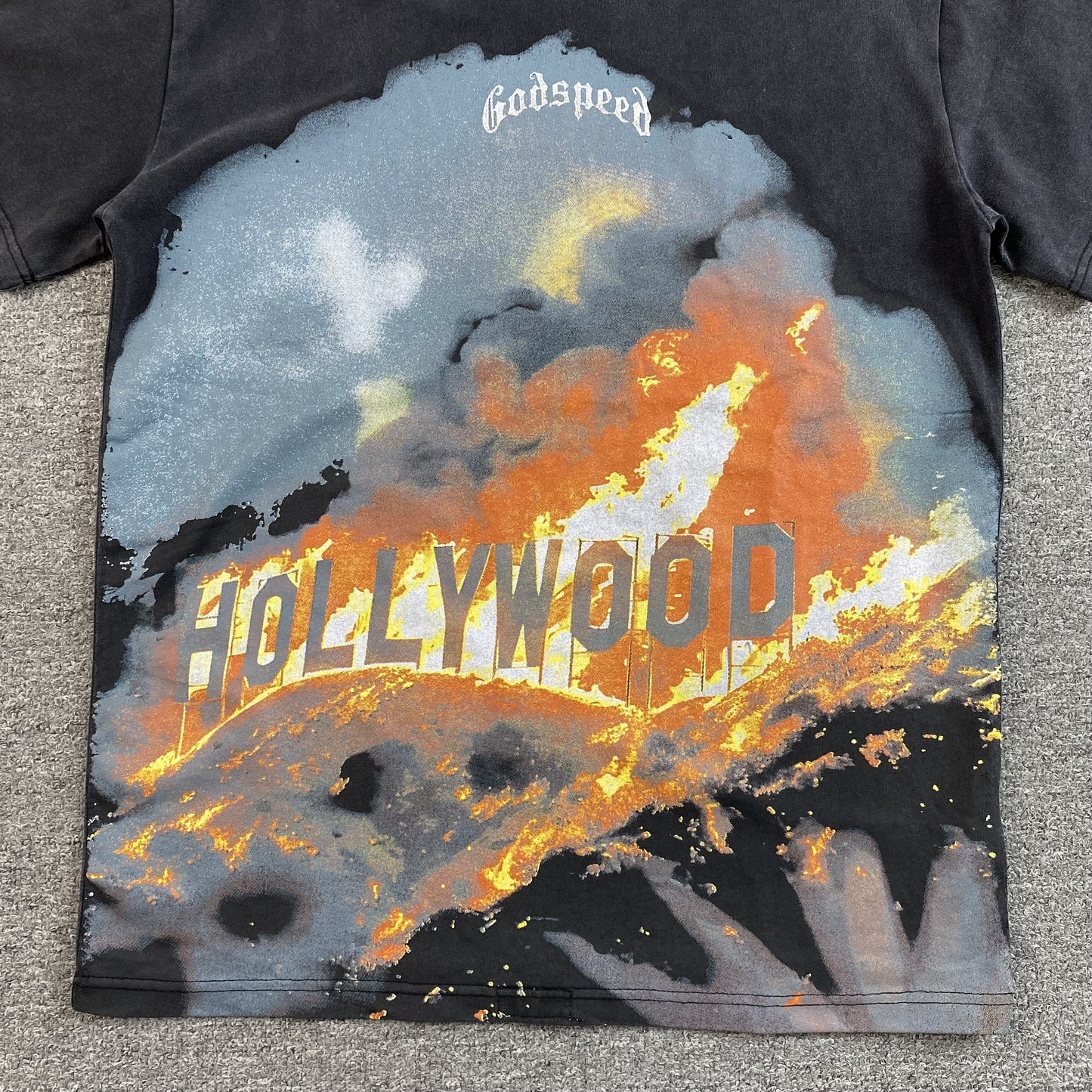 GODSPEED HOLLYWEIRD T-SHIRT WASHED BLACK Versili