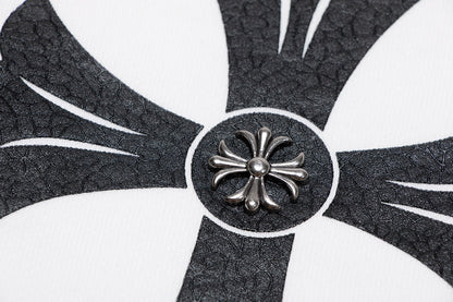 CHROME HEARTS BLACK CROSS SWEATSHIRT WHITE Status Shipping