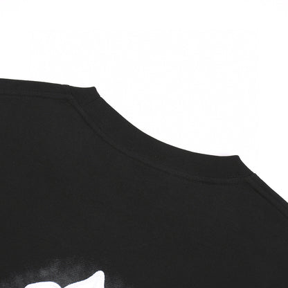 CHROME HEARTS WHITE CROSS T-SHIRT BLACK Status Shipping