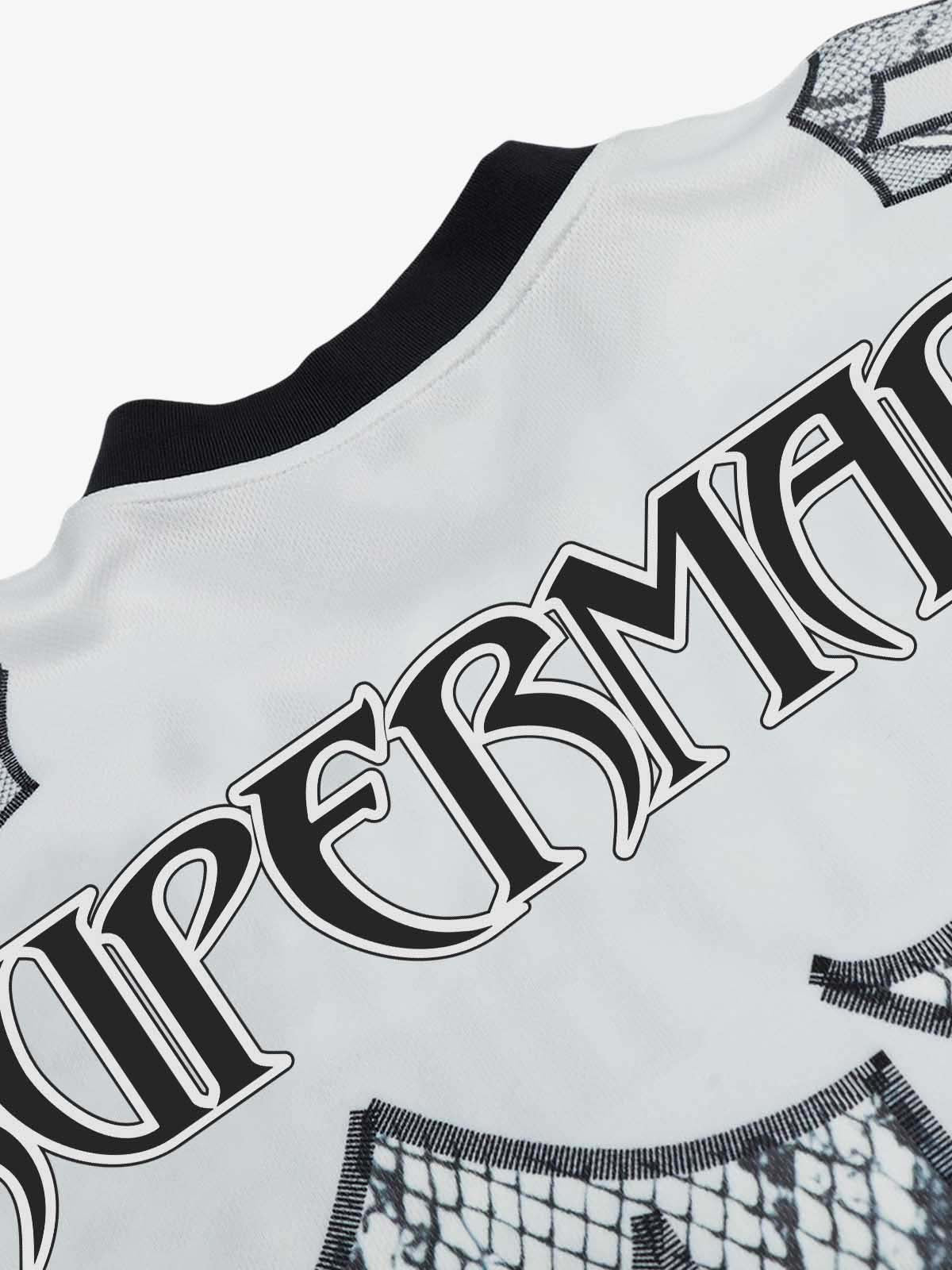 Jersey Style Snake Print T-Shirt - 2418 SP250915KSND