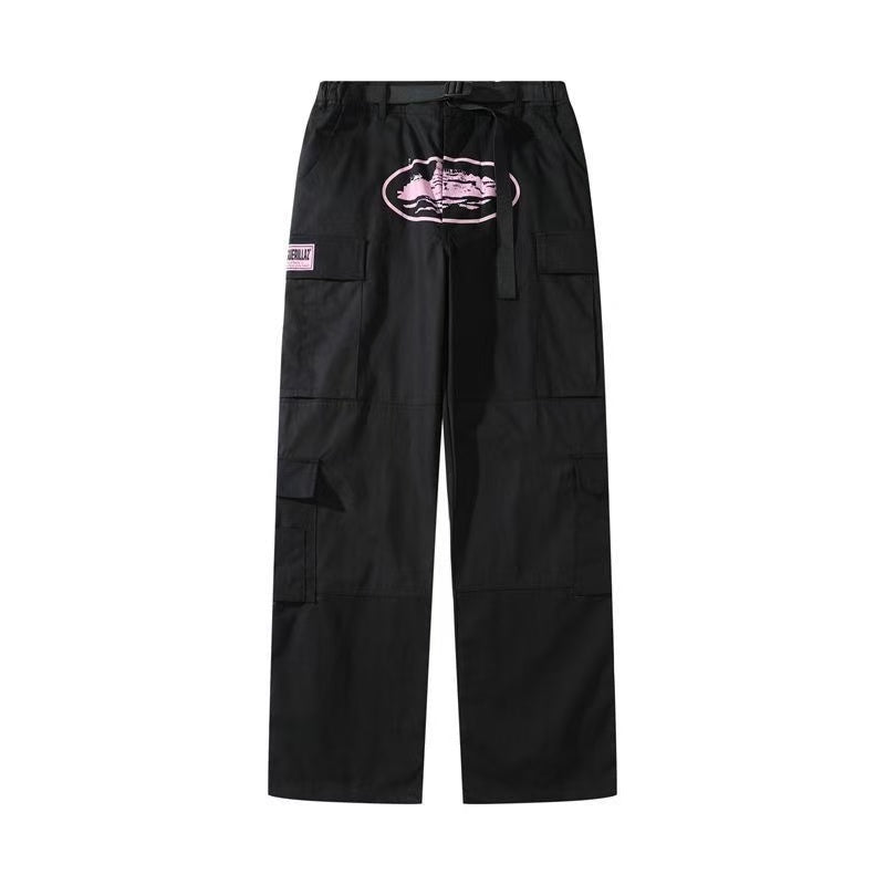 CORTEIZ GUERILLAZ CARGO PANTS RED/BLACK Status Shipping