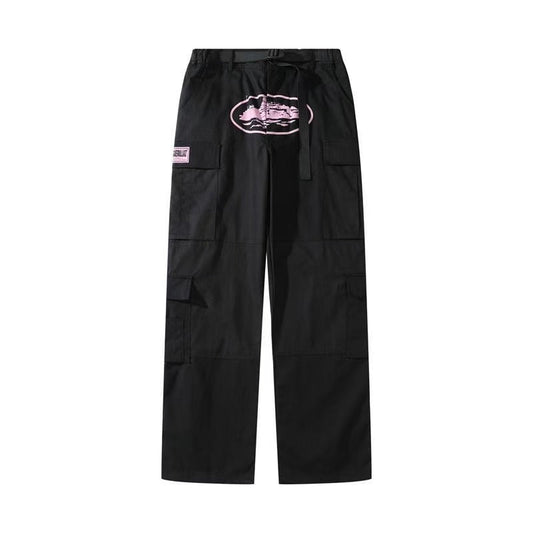 CORTEIZ GUERILLAZ CARGO PANTS RED/BLACK Status Shipping