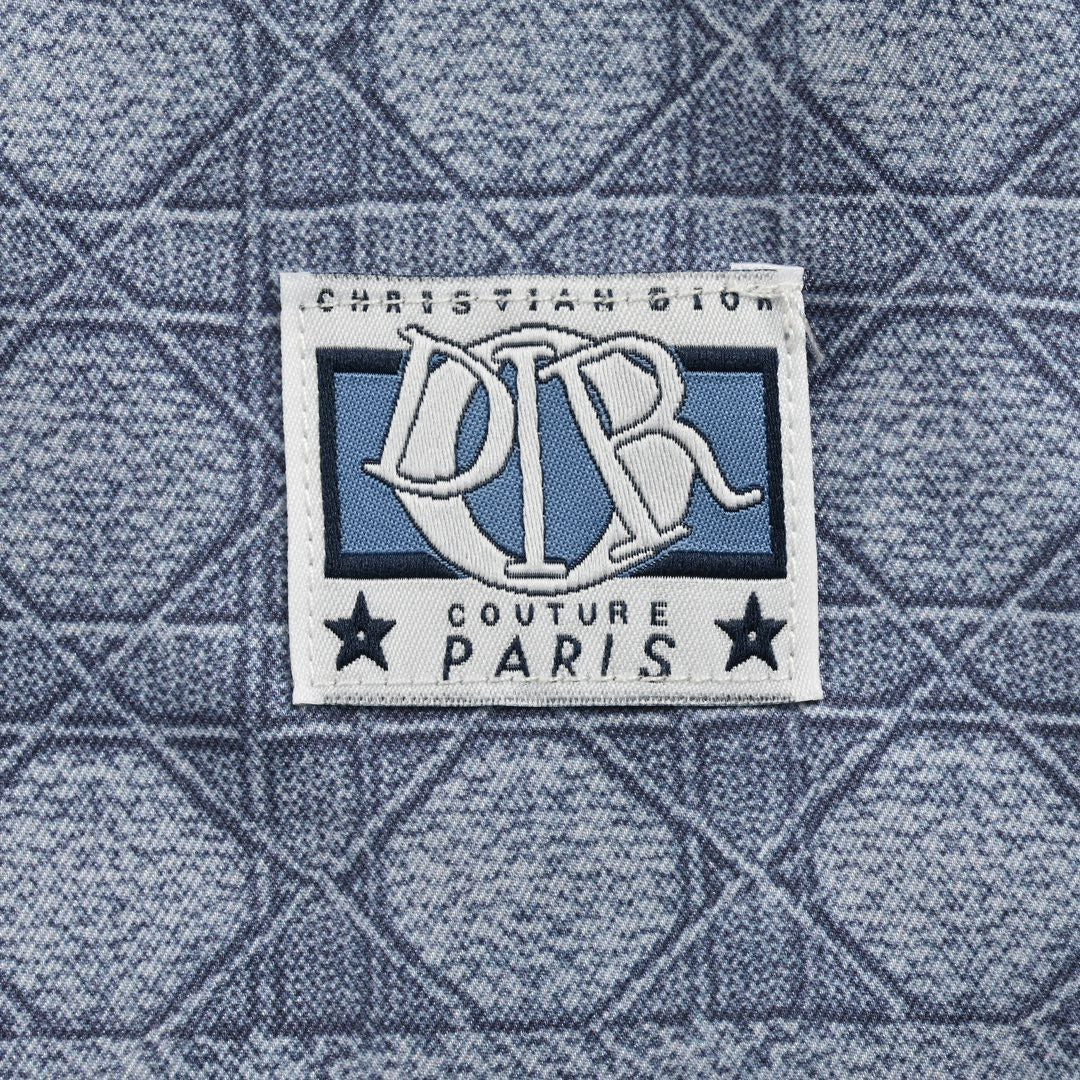 Dior Geometric Pattern Short Sleeve Shirt My Store