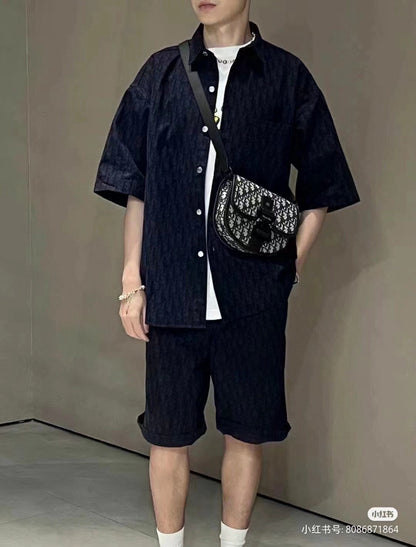 Dior Black Short-Sleeve Shirt My Store