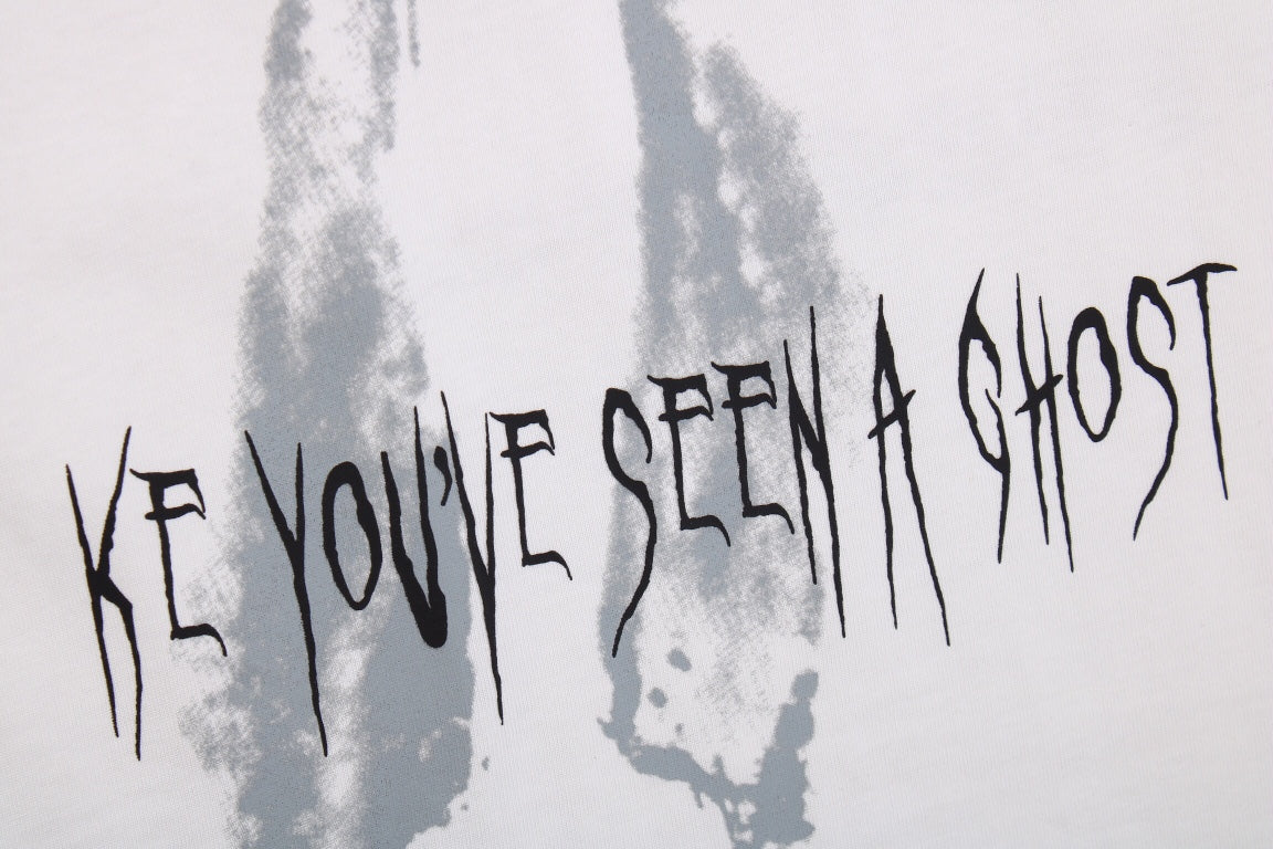 CHROME HEARTS "LOOKING LIKE A GHOST" T-SHIRT WHITE Status Shipping