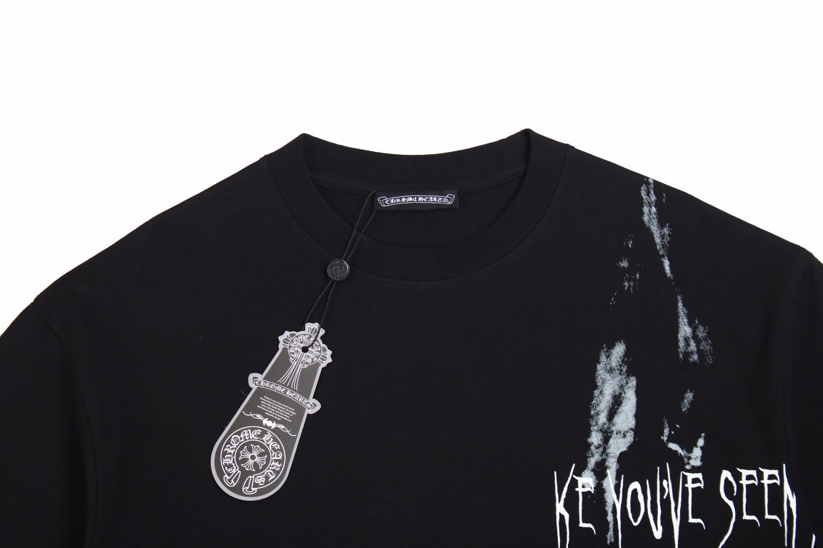 CHROME HEARTS x KIDS SEE GHOSTS T-SHIRT BLACK Status Shipping