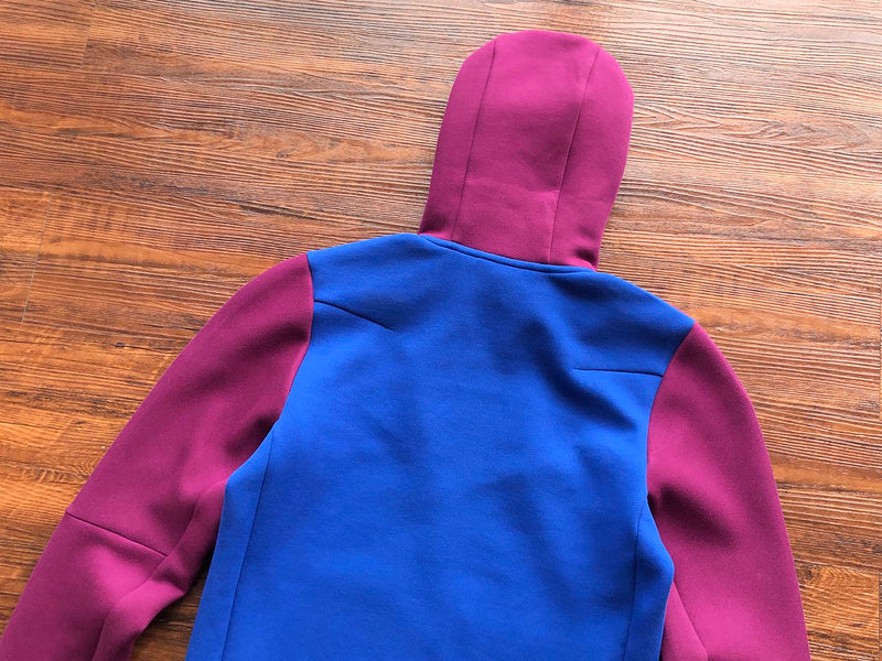 NIKE TECH FLEECE HOODIE x SANGRIA/GAME ROYAL My Store