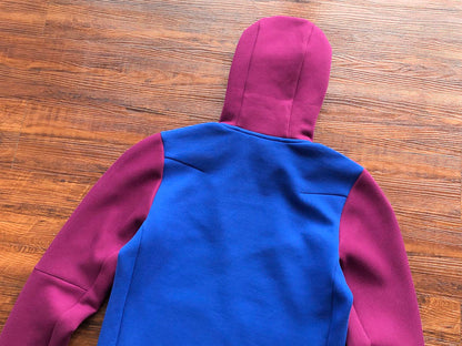 NIKE TECH FLEECE HOODIE x SANGRIA/GAME ROYAL My Store
