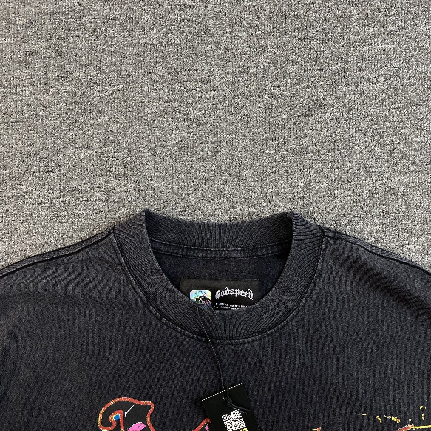 GODSPEED ROCK DREAMS T-SHIRT WASHED BLACK Versili