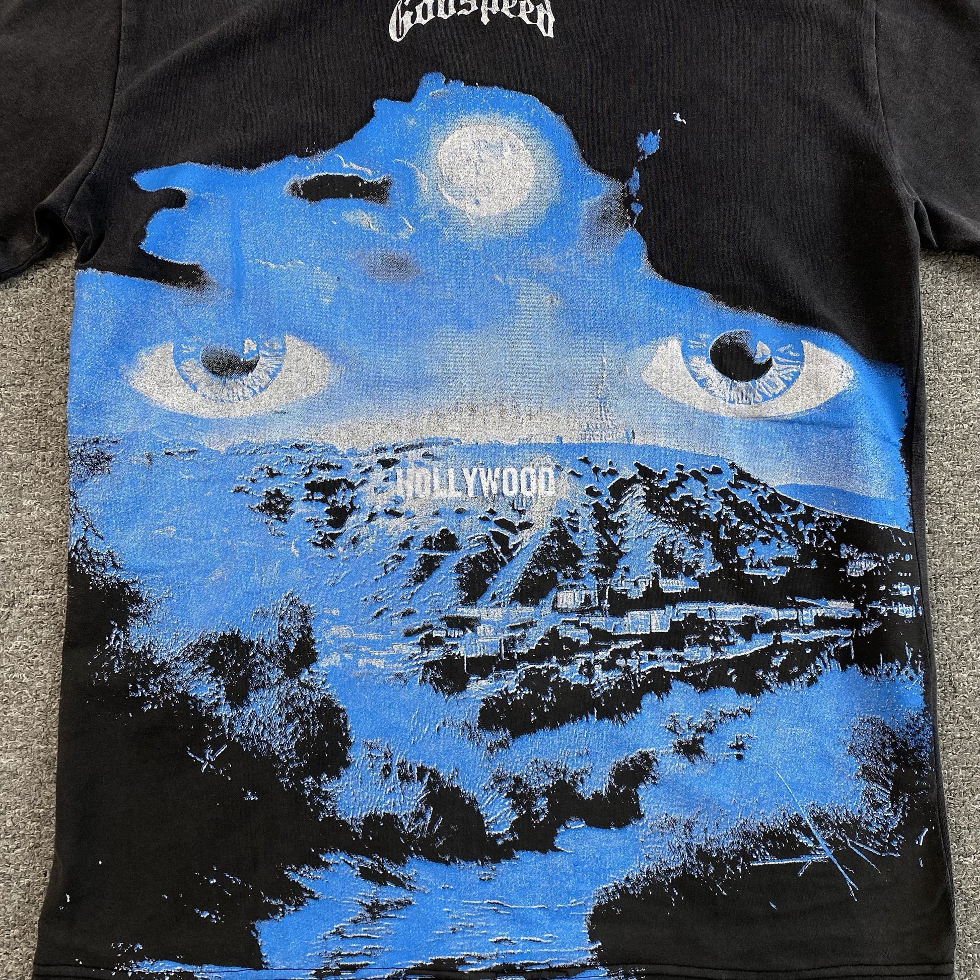 GODSPEED HILLS HAVE EYES T-SHIRT WASHED BLACK Status Shipping