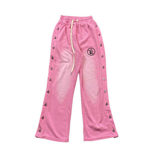 Hellstar "Records" Pink Sweatpants Versili