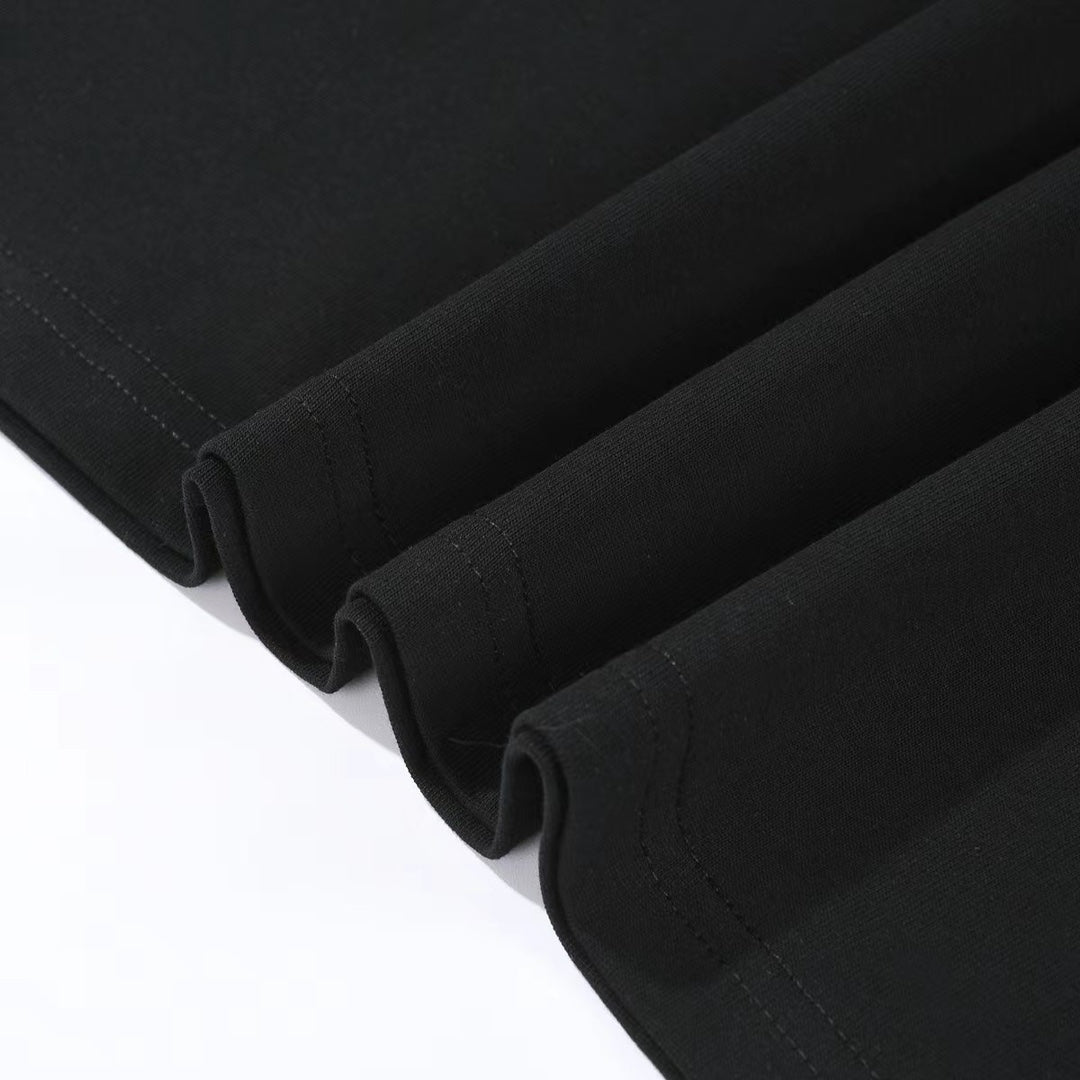 CHROME HEARTS WHITE DOUBLE CROSS T-SHIRT BLACK Status Shipping