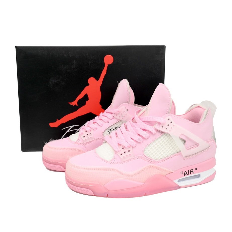 JORDAN 4 x OFF-WHITE ROSE PEACH Versili