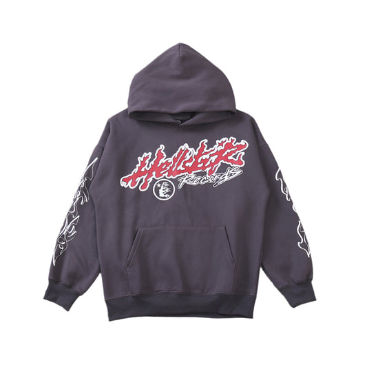 Hellstar "Records" Grey Hoodie Versili