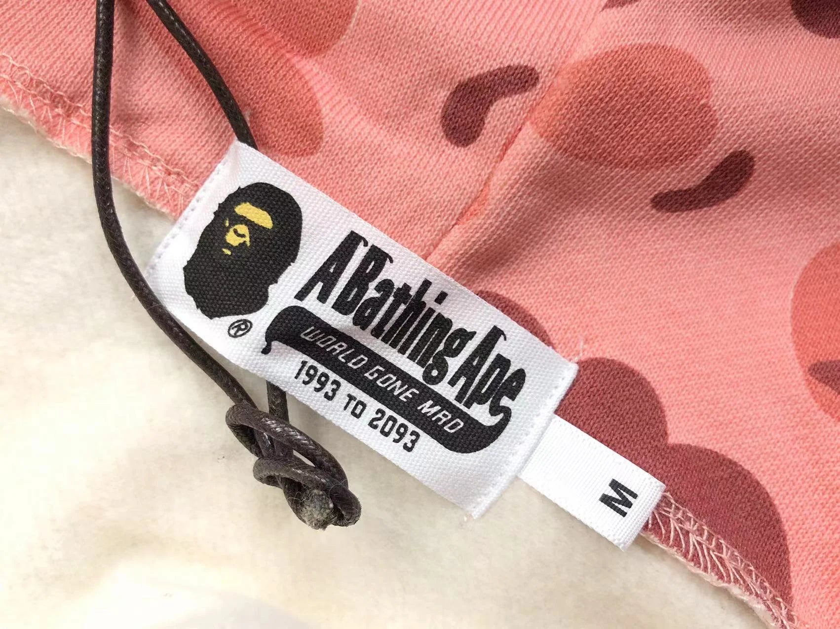 BAPE X BARBIE DOT CAMO SHARK FULL ZIP HOODIE PINK Status Shipping