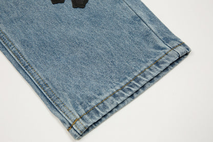 CHROME HEARTS X LEVI'S CROSS PATCH JEANS Status Shipping