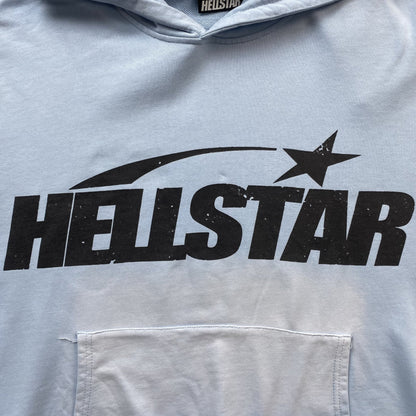 Hellstar "Records" Sky Blue Hoodie Versili