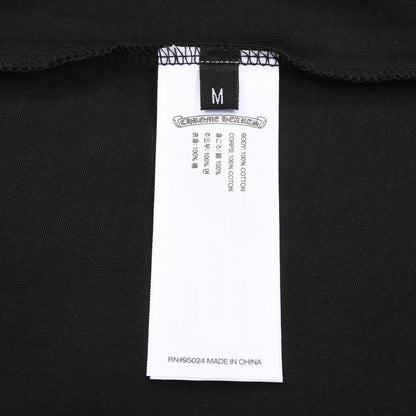 CHROME HEARTS LOGO COLLAR T-SHIRT BLACK Status Shipping