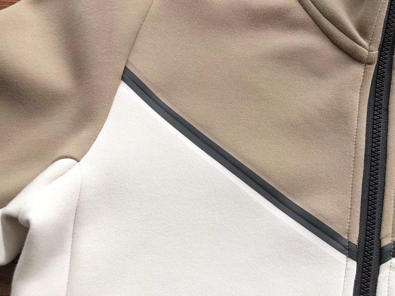 NIKE TECH FLEECE HOODIE x SANDALWOOD/LIGHT BONE WHITE My Store