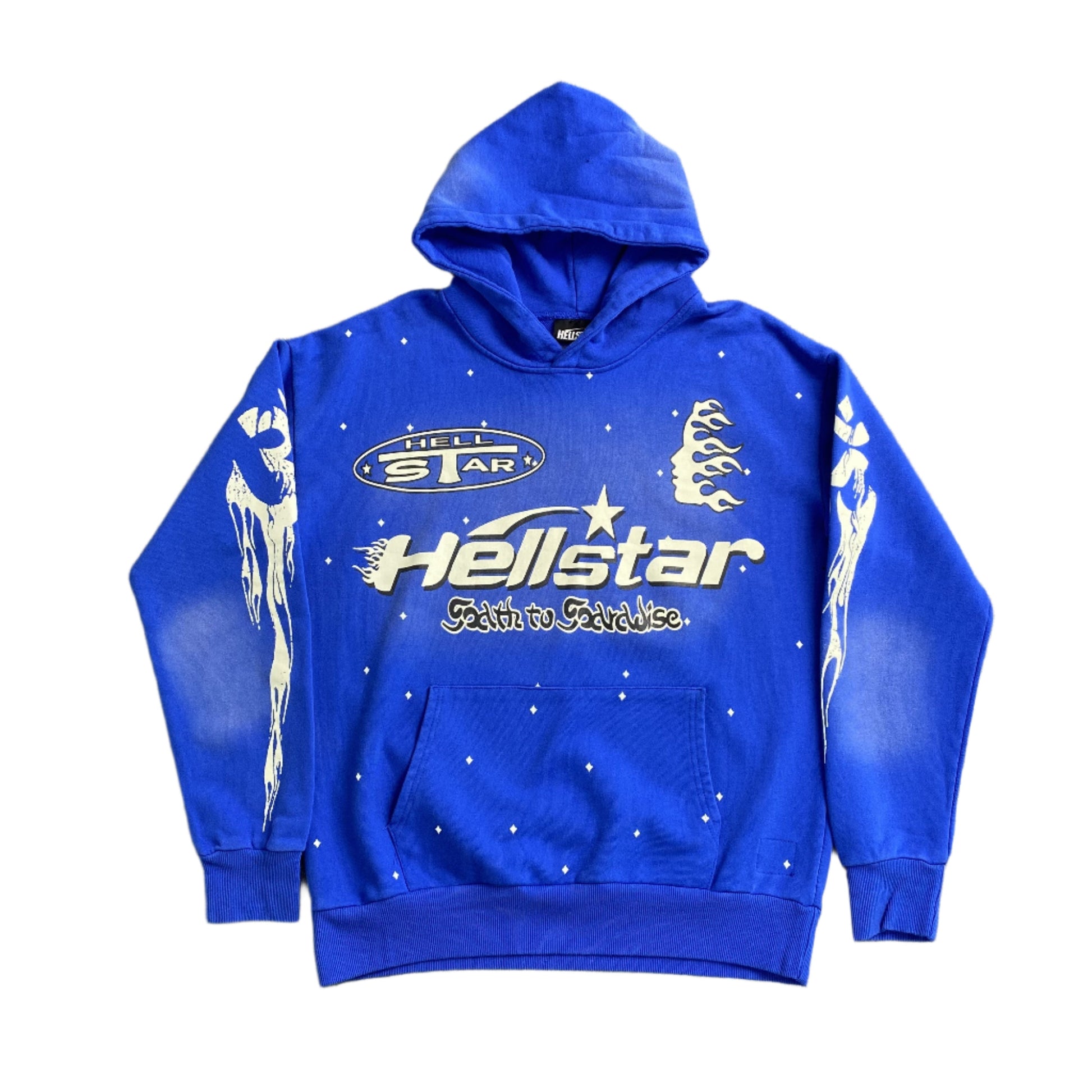 Hellstar "Path To Paradise" Blue Hoodie Versili