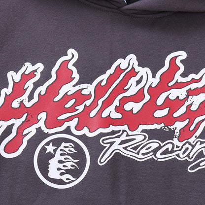 Hellstar "Records" Grey Hoodie Versili