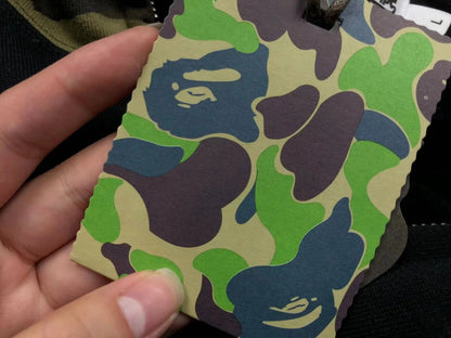BAPE GREEN CAMO FULL ZIP HOODIE BLACK Status Shipping