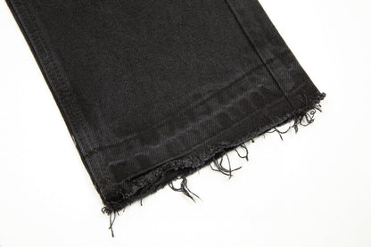 CHROME HEARTS BLACK CROSS PATCH JEANS BLACK Status Shipping