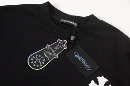 CHROME HEARTS COLORED CROSS HORSE SHOE LOGO SWEATSHIRT BLACK Status Shipping