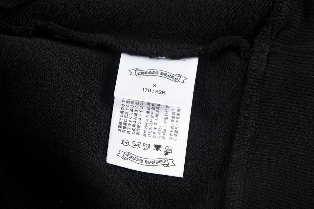 CHROME HEARTS WOOL WHITE CROSS SWEATSHIRT BLACK Status Shipping