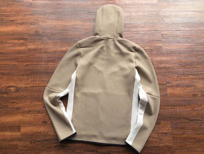 NIKE TECH FLEECE HOODIE x SANDALWOOD/LIGHT BONE WHITE My Store