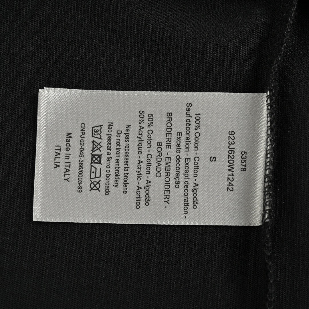 Dior Christian Dior Graphic Black T-Shirt My Store