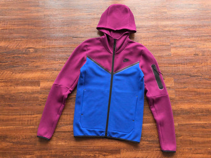 NIKE TECH FLEECE HOODIE x SANGRIA/GAME ROYAL My Store