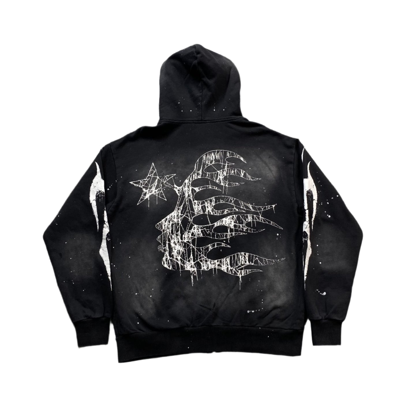 Hellstar "Sports" Black Zip Hoodie Versili