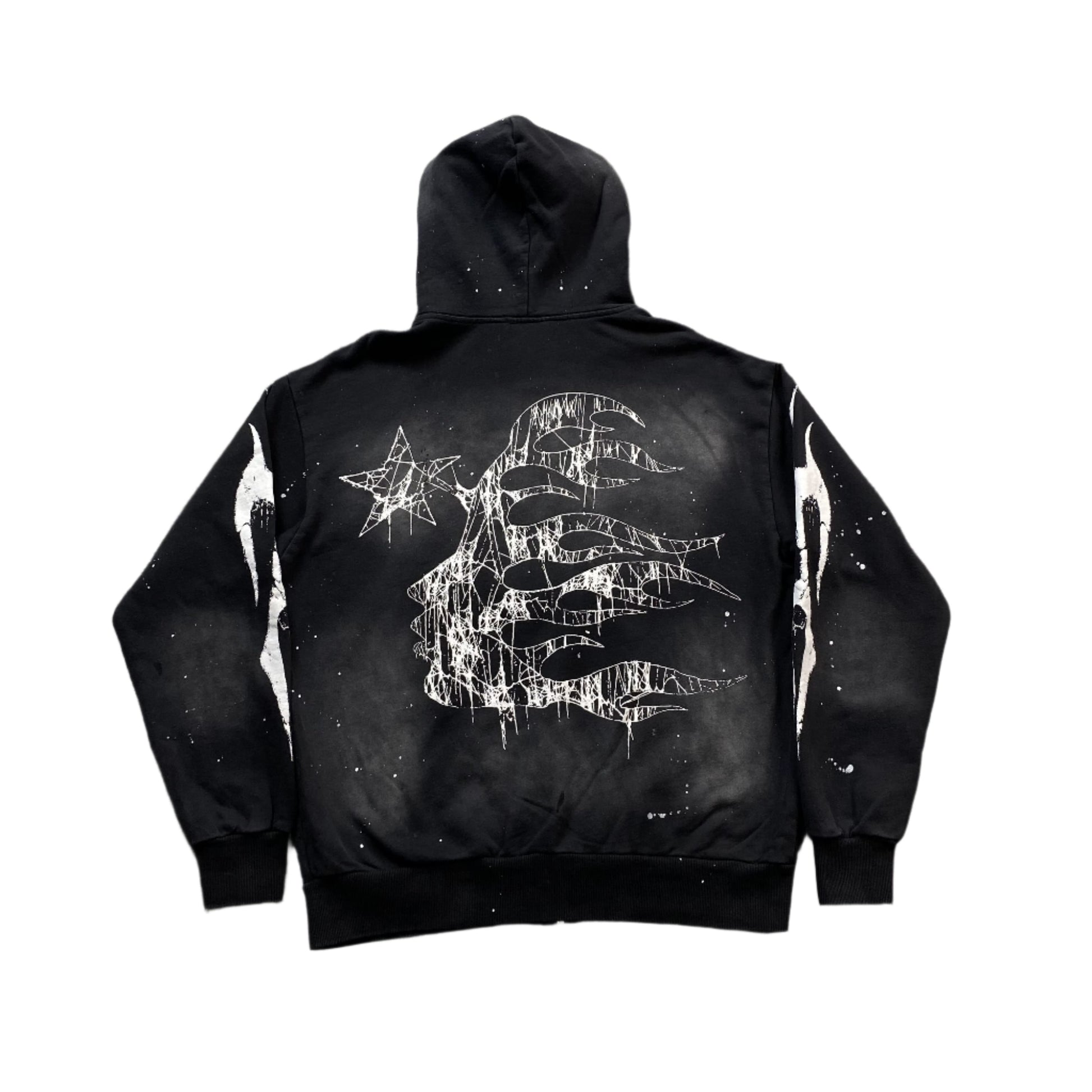 Hellstar "Sports" Black Zip Hoodie Versili