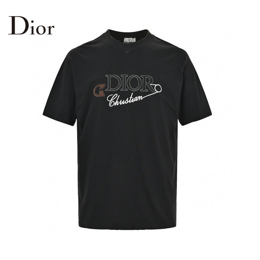 Dior Christian Graphic Black T-Shirt My Store