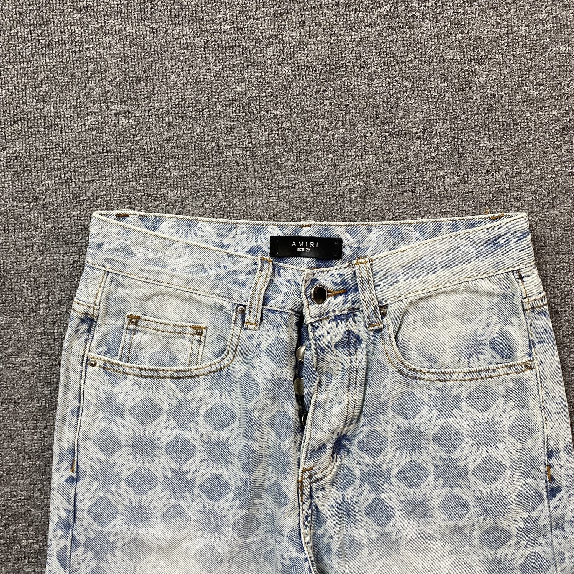 AMIRI QUAD JEANS BLUE Status Shipping