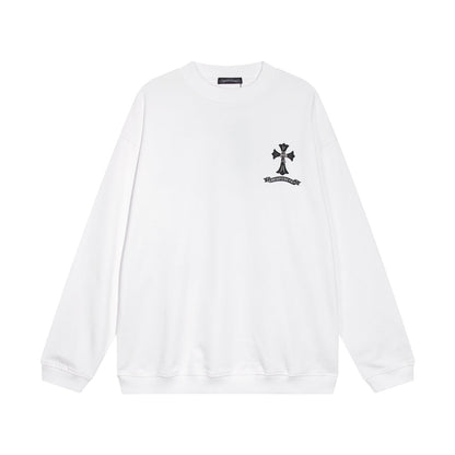 CHROME HEARTS BLACK CROSS SWEATSHIRT WHITE Status Shipping