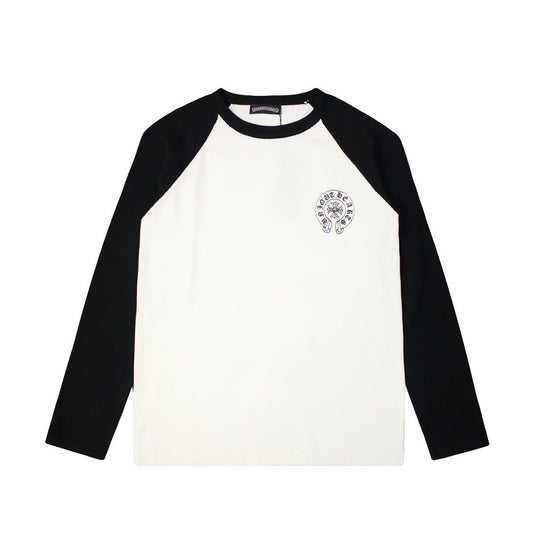 CHROME HEARTS HORSE SHOE LOGO LONGSLEEVE WHITE BLACK Status Shipping