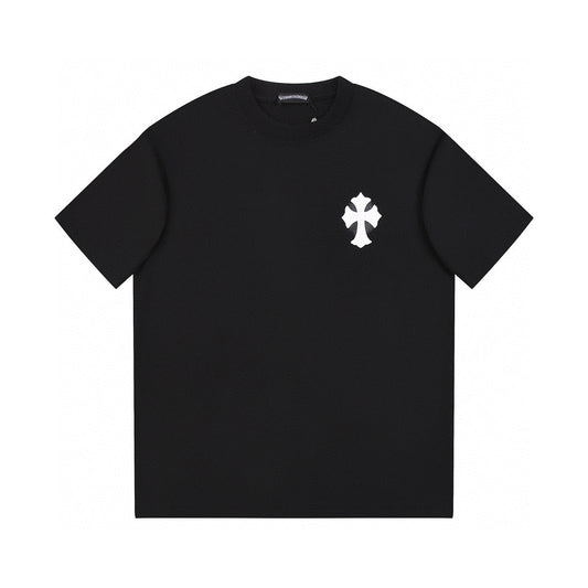CHROME HEARTS WHITE CROSS T-SHIRT BLACK Status Shipping