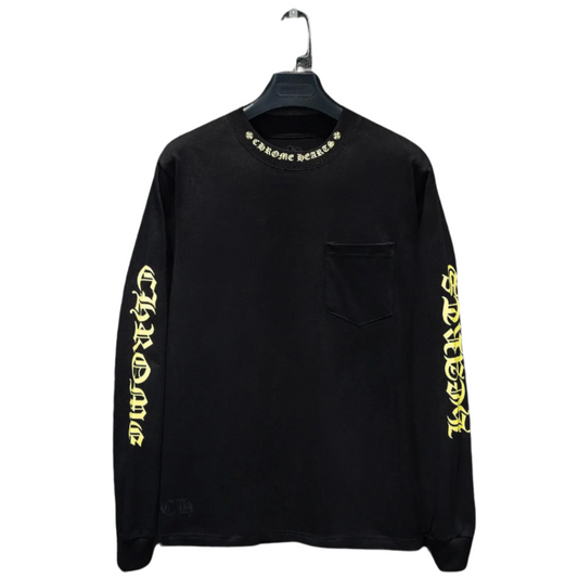 CHROME HEARTS YELLOW COLLAR LONGSLEEVE BLACK Status Shipping