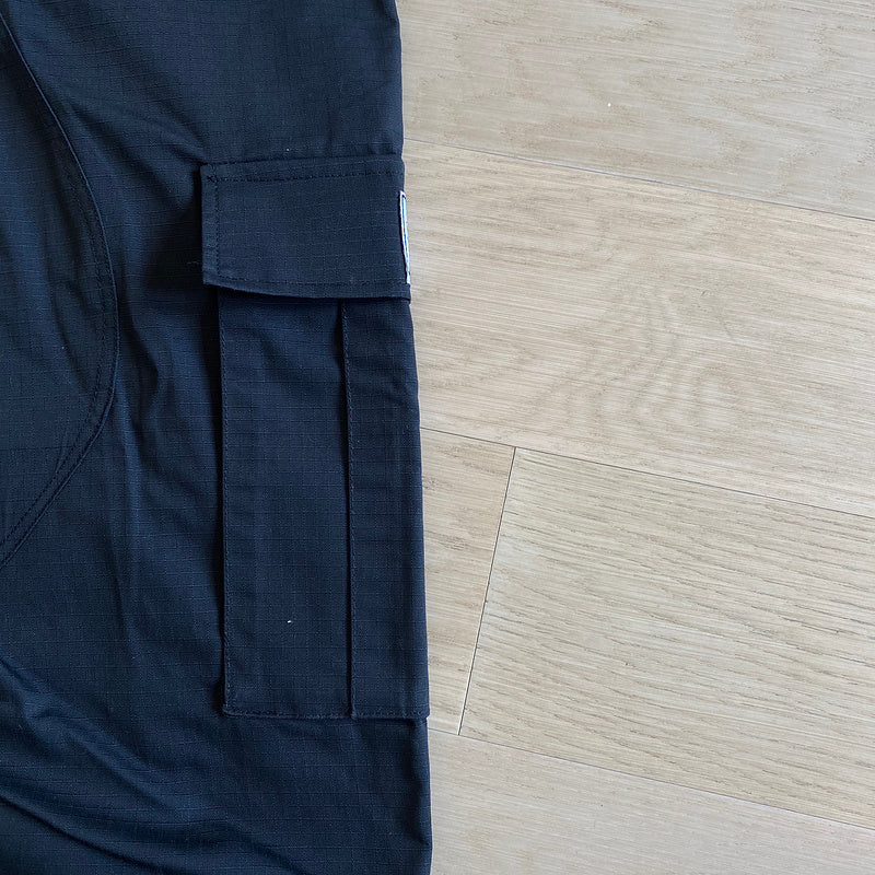 CORTEIZ ALCATRAZ CARGO PANTS BLACK/WHITE Status Shipping