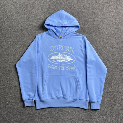 CORTEIZ ALCATRAZ HOODIE BABY BLU Status Shipping