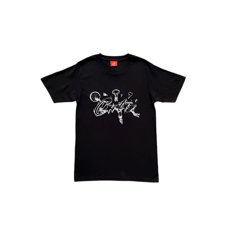 CORTEIZ ALLSTARZ SKYDIVER TEE BLACK Status Shipping
