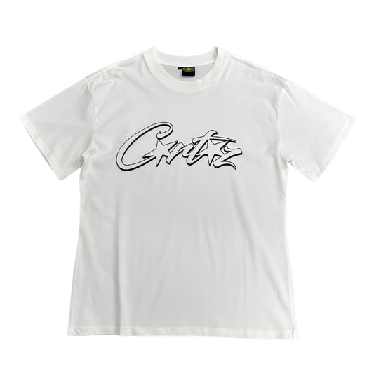 CORTEIZ ALLSTARZ TEE WHITE HOLLOW BLACK Status Shipping