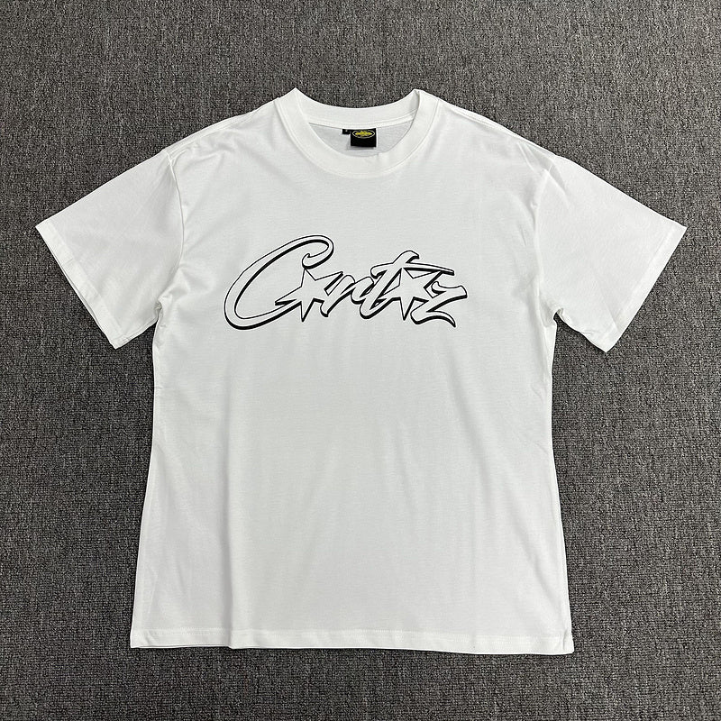 CORTEIZ ALLSTARZ TEE WHITE HOLLOW BLACK Status Shipping