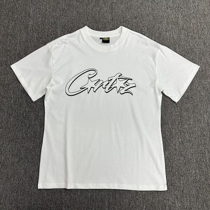 CORTEIZ ALLSTARZ TEE WHITE HOLLOW BLACK Status Shipping