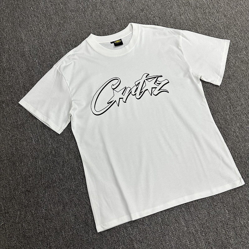 CORTEIZ ALLSTARZ TEE WHITE HOLLOW BLACK Status Shipping