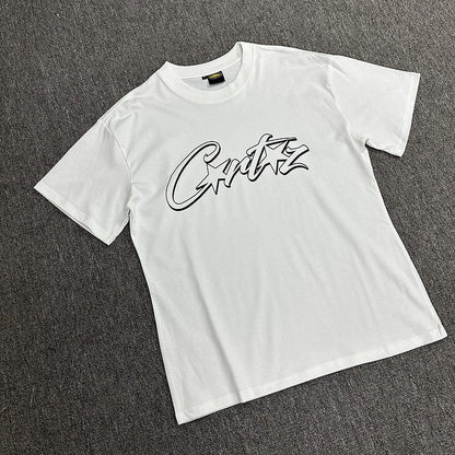 CORTEIZ ALLSTARZ TEE WHITE HOLLOW BLACK Status Shipping