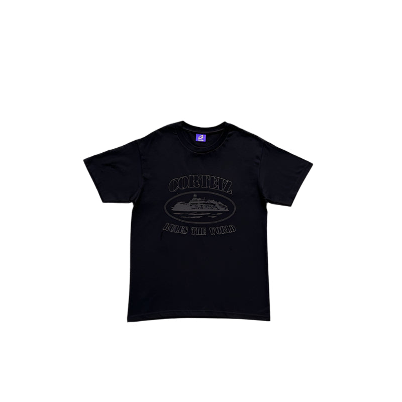 CORTEIZ OG ALCATRAZ TEE TRIPLE BLACK Status Shipping