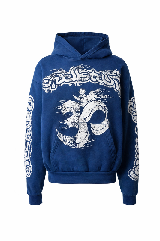 Hellstar Blue Yoga Hoodie Versili